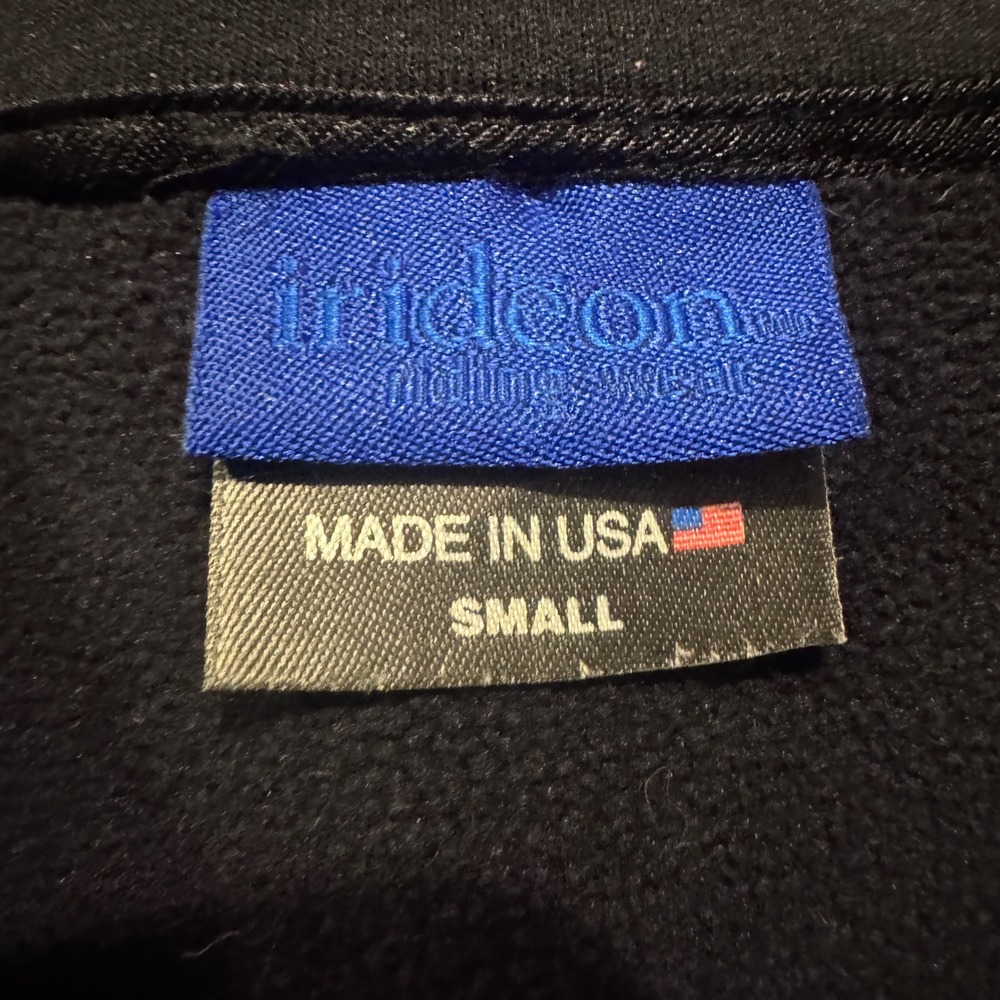 Irideon Riding Wear Black Full Zip Fleece‎ Horse Jacket Womens Small Made in USA - Picture 3 of 8